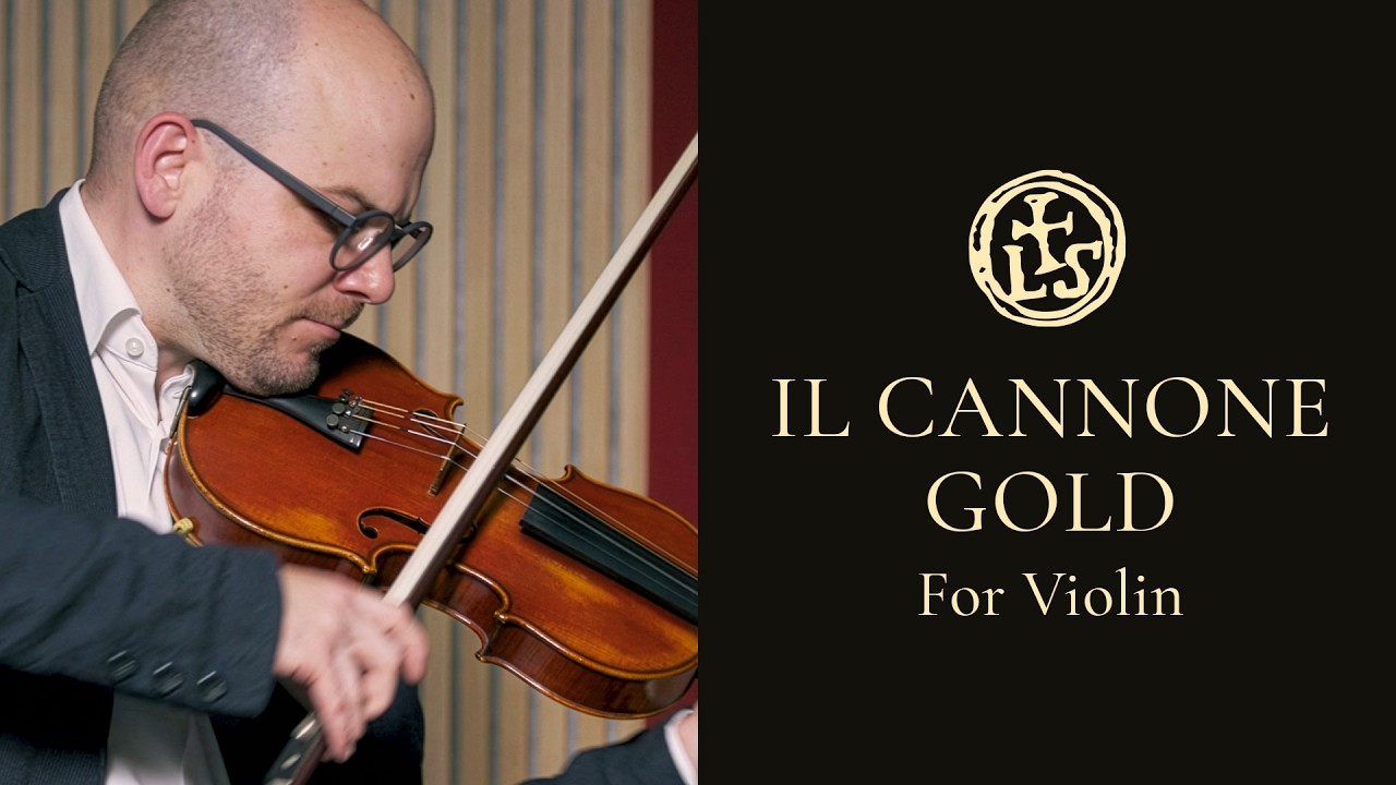 Il Cannone Gold Violin Premium Strings by Larsen Strings