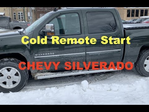 COLD WEATHER - Truck remote start for our 2013 Chevy Silverado 1500 LT