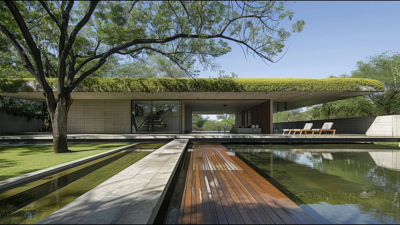 Modern Concrete House Designs That Make Single-Level Living Elegant