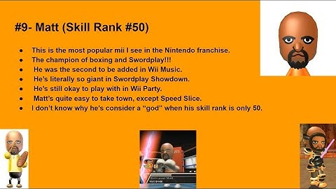 Ranking All 100 Cpu Miis from WS/WSR/WP from Least to Most Favorite (100 SUBS SPECIAL!!!)