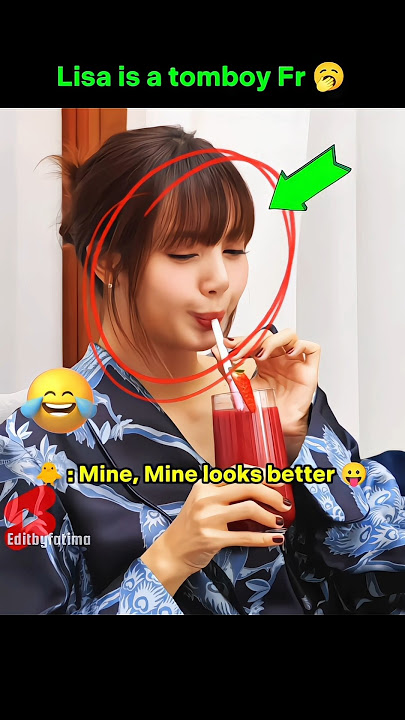 Lisa is a tomboy fr 🥱😂 #blackpink #lisa #editbyfatima #shorts