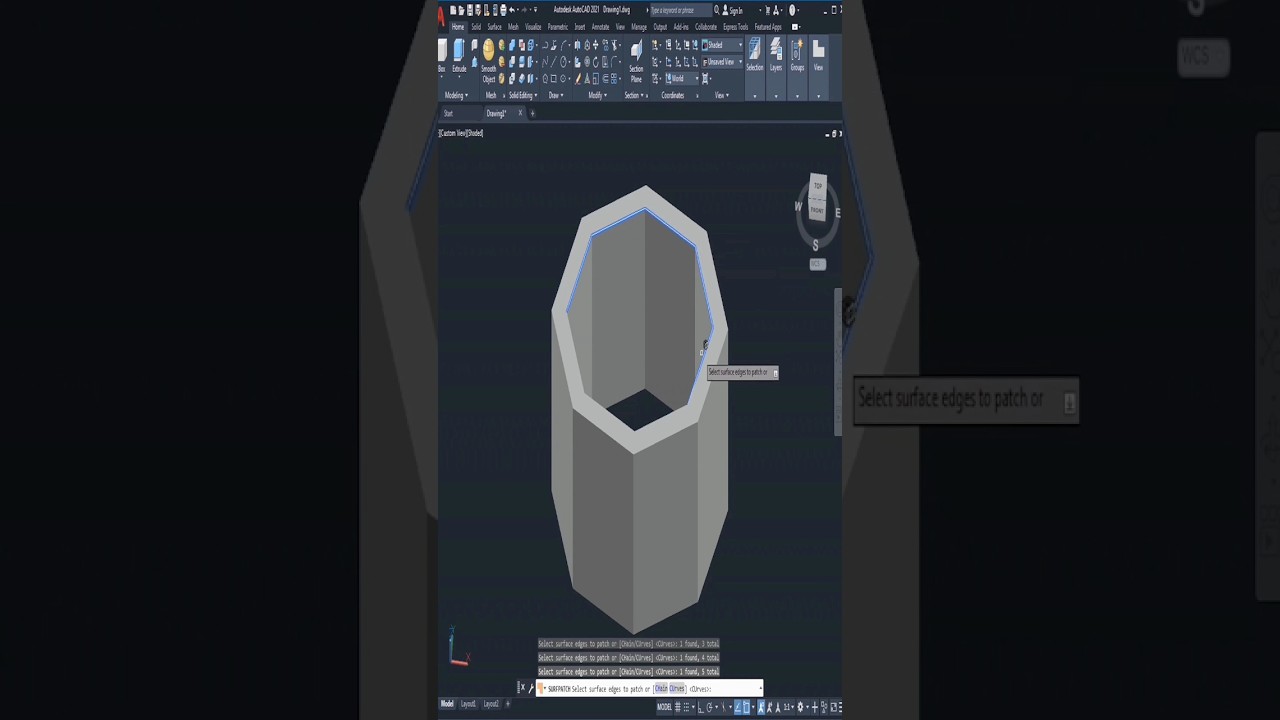 patch command used autodesk