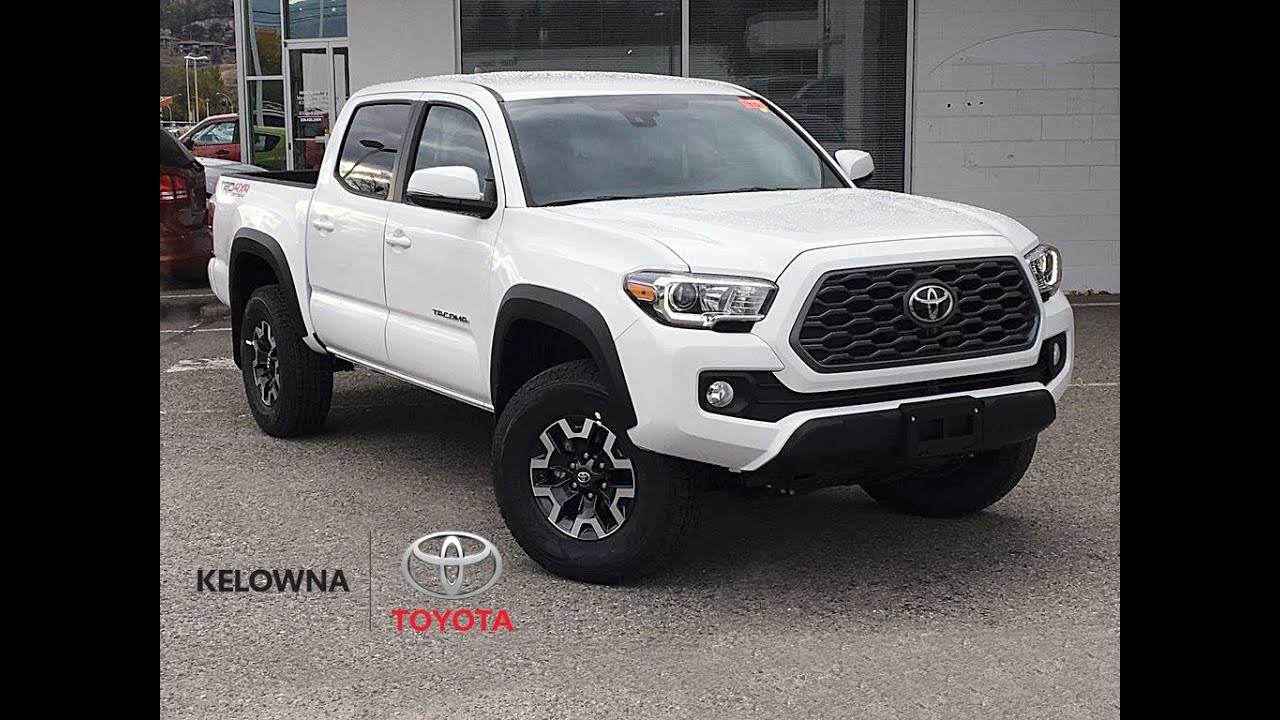 2021 Toyota Tacoma TRD Off Road Super White - YouTube