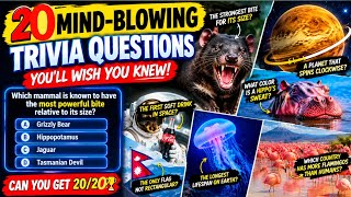 20 Mind-Blowing Trivia Questions You’ll Wish You Knew! 🤯 | Can You Get 20/20? screenshot 3