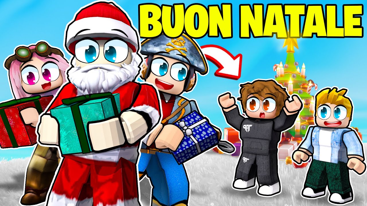 *SPECIALE NATALE* COSTRUISCO LA PALLA DI NEVE GIGANTE SU ROBLOX!
