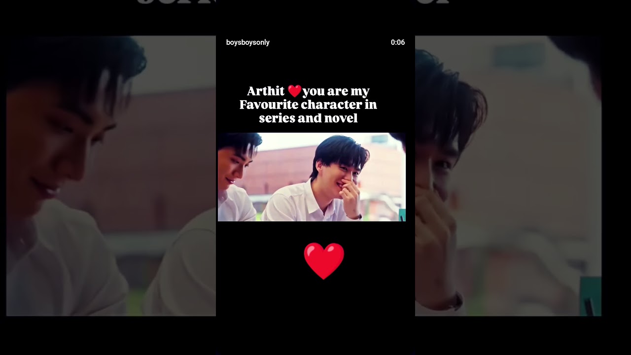 he is special (Arthit ❤️)