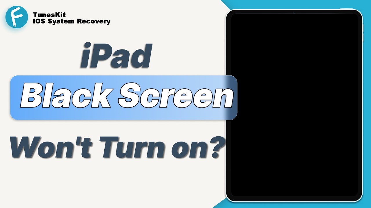 How to Fix iPad Black Screen of Death | iPad Won't Turn on - YouTube