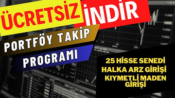 ÜCRETSİZ Portföy Takip Programı 2023 Halka Arz, Gümüş ve Altın Takipli Excel Borsa Takip Uygulaması