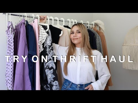 TRY ON THRIFT HAUL 👗 20 GORGEOUS THRIFTED PIECES 👗 THE JO DEDES ...