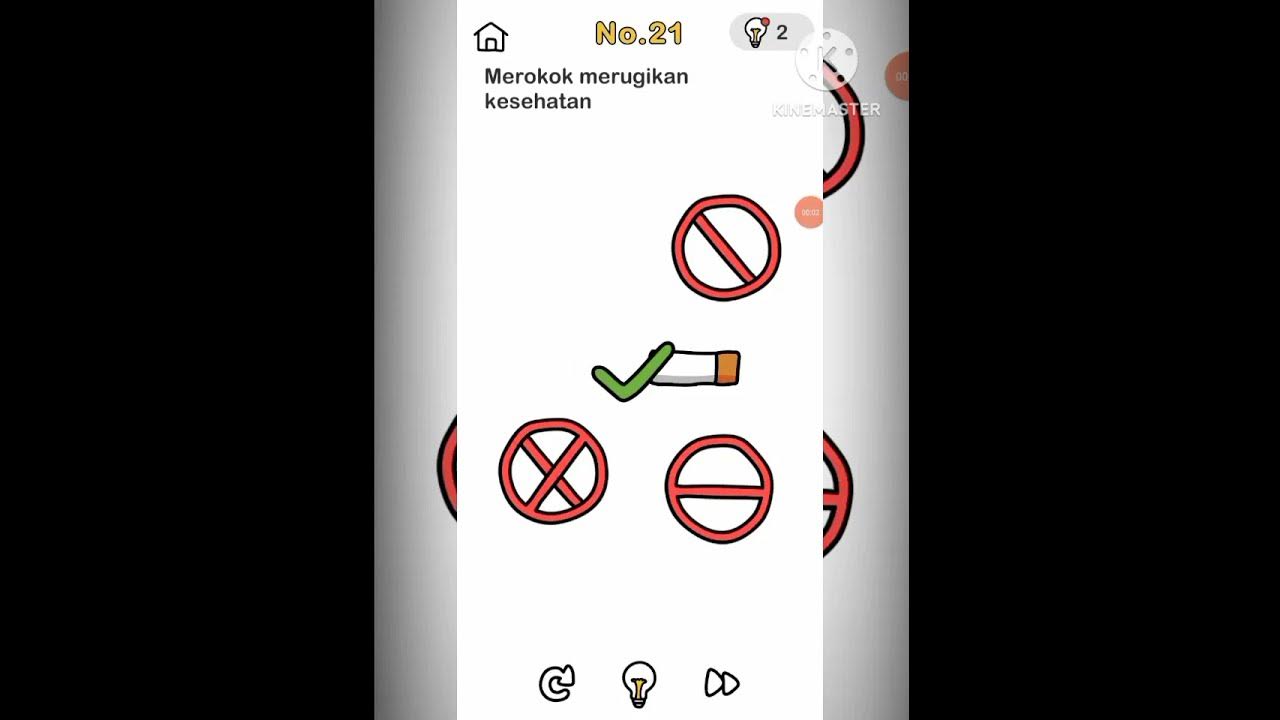 merokok merugikan kesehatan brain out level 21 YouTube