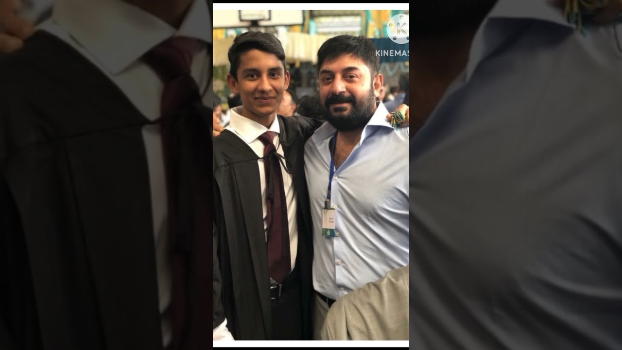 actor aravind Samy family photos 