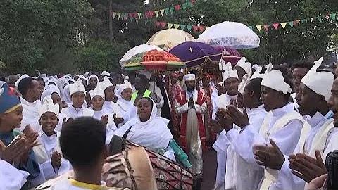 Ethiopian Orthodox believers celebrate St. Michael's day ahead of elections