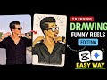 Turn video into funny Sketch Drawing | Funny Sketch Drawing reels Tutorial 2026