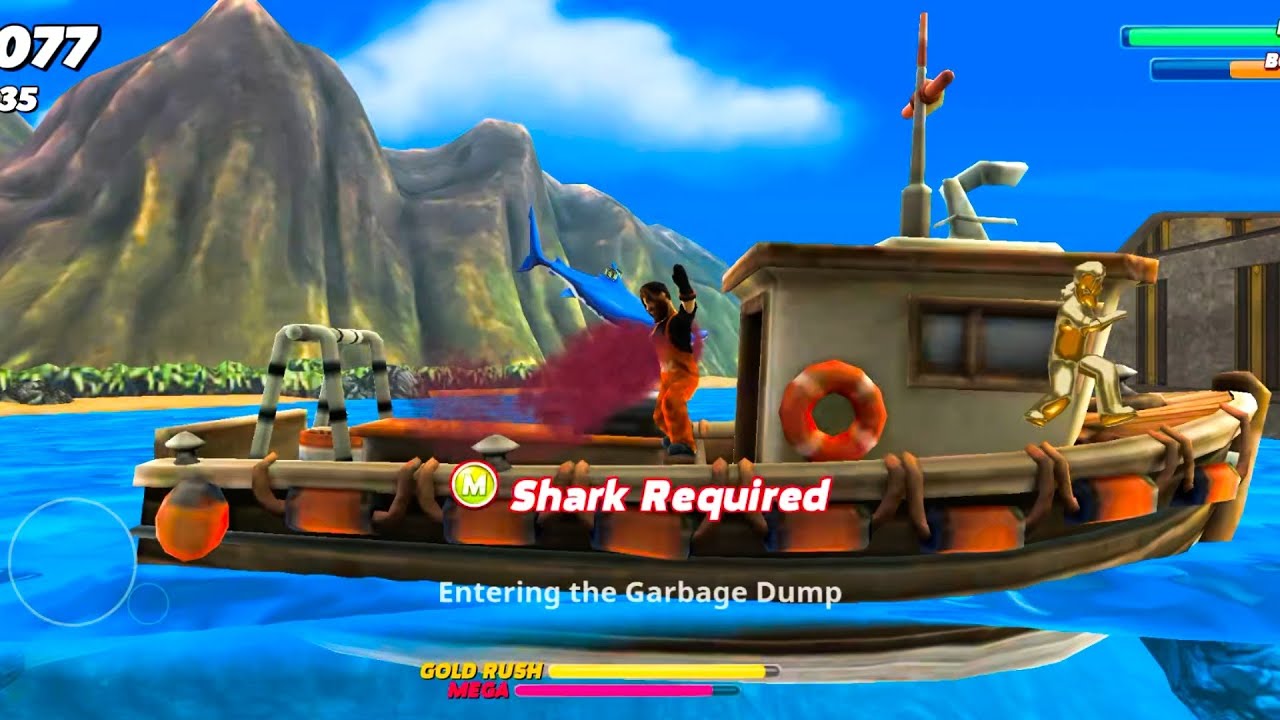 Hungry Shark blue shark Gameplay android #games - YouTube