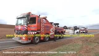 Accidente en la ZA-P-2310 entre Cubillos y Moreruela de los Infanzones 19/10/15