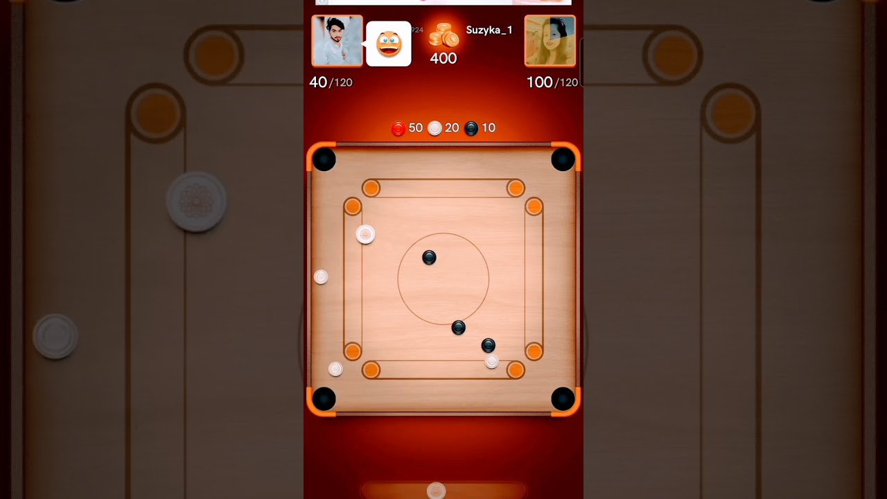 Girl saying I love wait for Mye reaction😂carrom pool