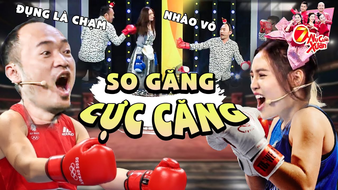 Cười Khờ Với Màn SO GĂNG Cực Chiến Của TUYỂN THỦ Tiến Luật Và BÁO THỦ Lan Ngọc | 7 Nụ Cười Xuân