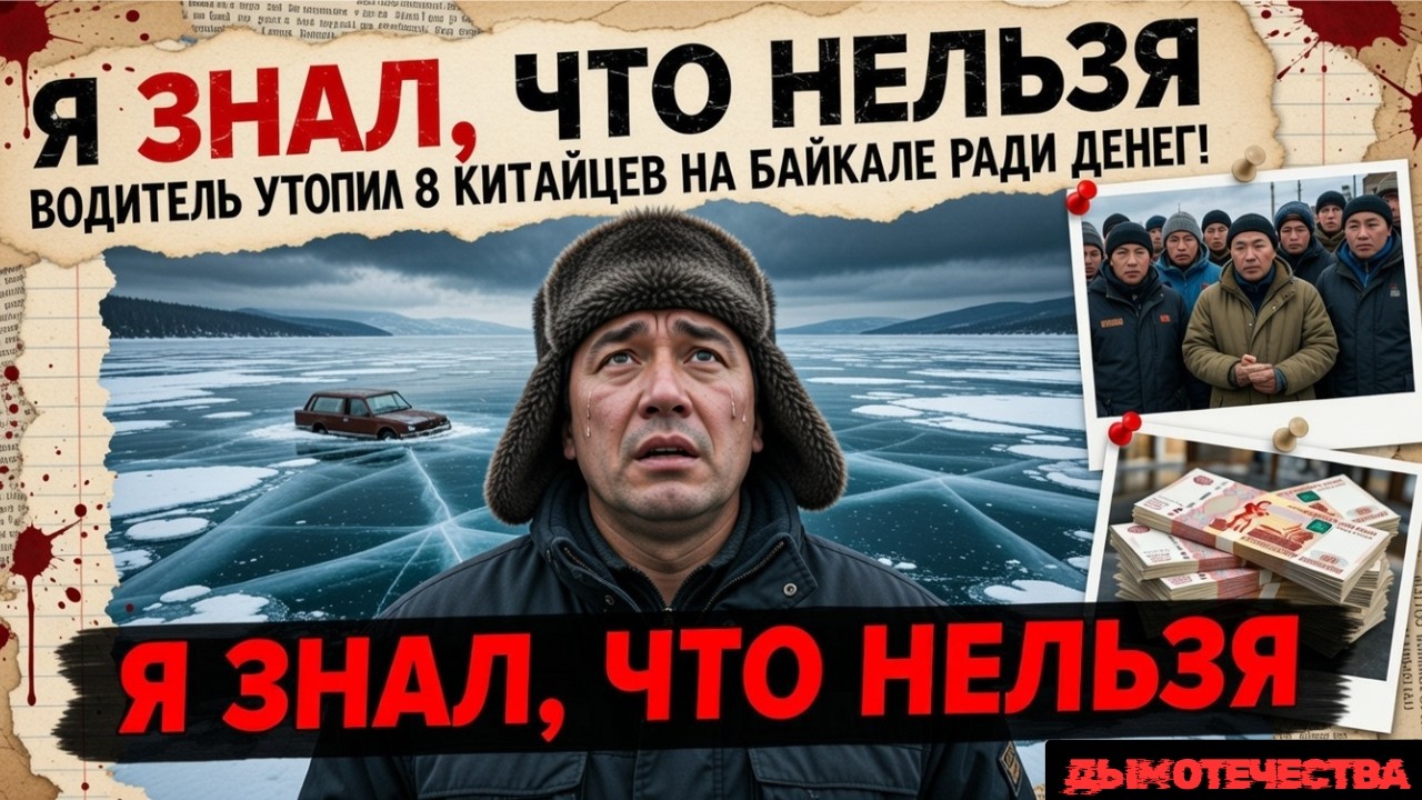 Я Знал, Что Нельзя — Водитель Утопил 8 Китайцев На Байкале Ради Денег