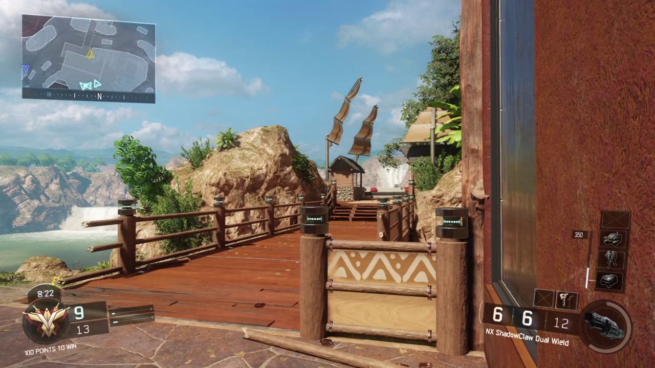 6 T-hawks landing, & a partridge in a pear tree.