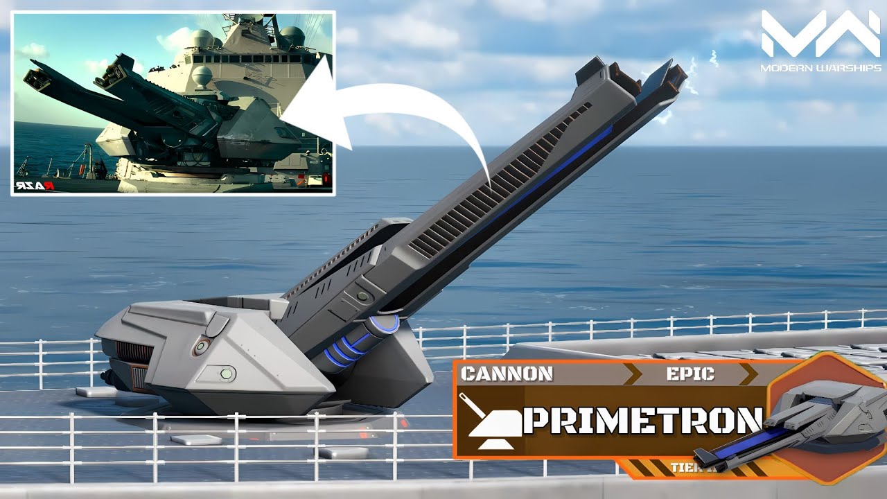 New VIP Battlepass Cannon! Primetron Review and Gameplay | Modern Warships