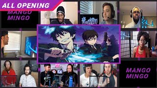 Blue Exorcist OPENING 1-3 || REACTION MASHUP