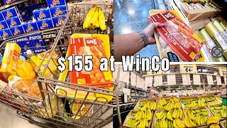 Spending $155 on groceries at Winco @winco  #grocerystore #groceryhaul #groceryshopping