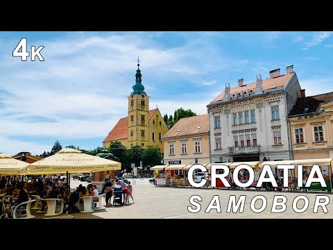 ⁴ᴷ Virtual walking tour  CROATIA Samobor
