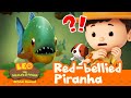 SEA ANIMALS?! 🐟 Piranhas, Sharks and More 🐟 NEW | Leo the Wildlife Ranger | Kids Cartoons