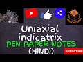 UNIAXIAL INDICATRIX (HINDI)