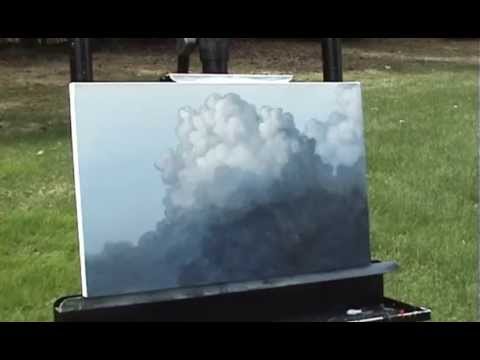 Big Puffy Clouds time lapse speed painting in acrylic by Tim Gagnon http://www.timga...