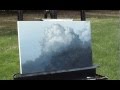 Big Puffy Clouds time lapse speed painting in acrylic by Tim Gagnon http://www.timgagnon.com