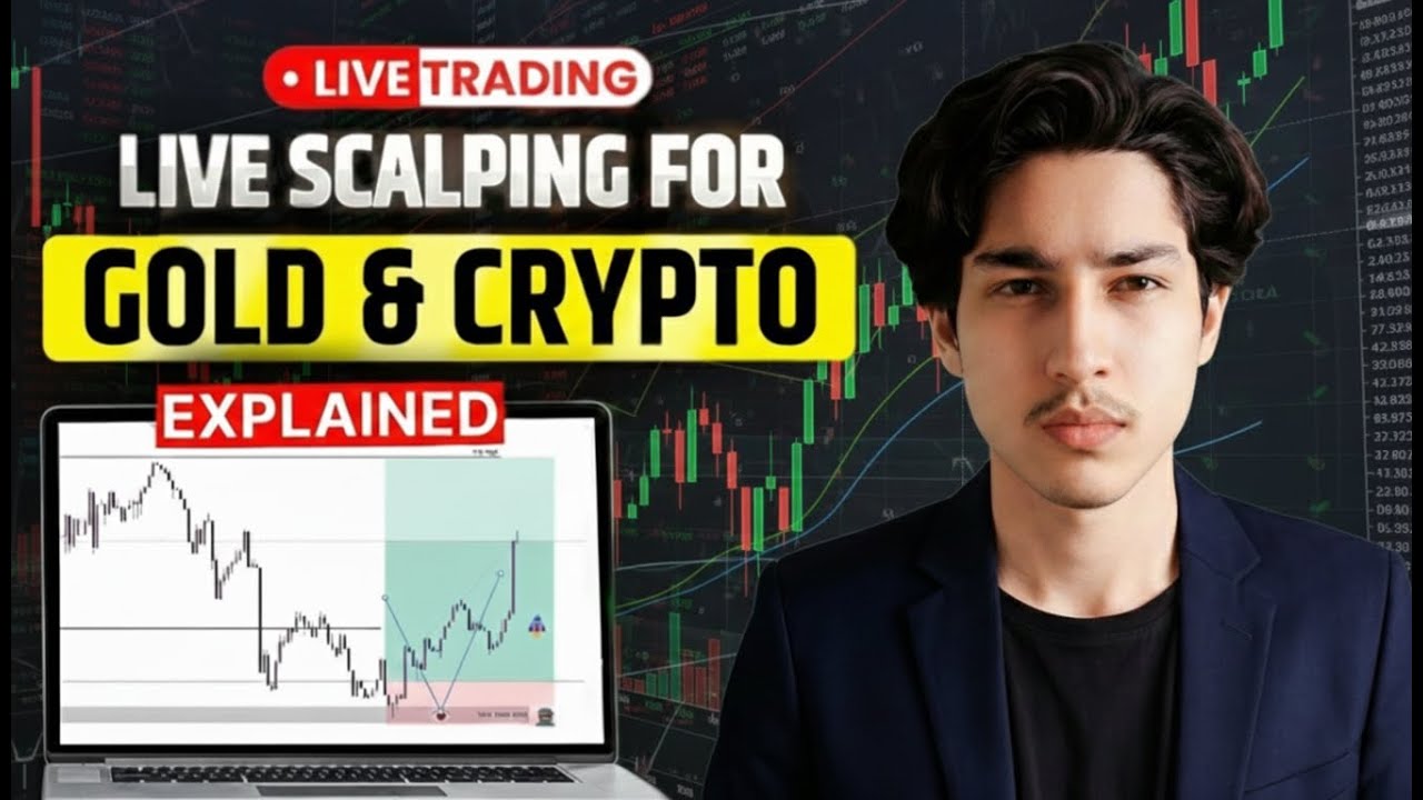 🔴 Live Crypto & Gold Trading Hindi | Bitcoin, XAU/USD Scalping Strategy | Chhota Trader Live