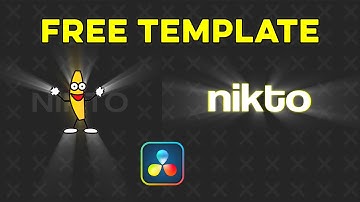 How to make this *GIF IDENT* in DaVinci Resolve 17 (FREE TEMPLATE + TUTORIAL)