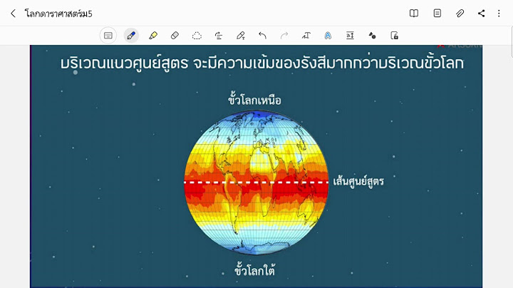 พลังงาน จาก ดวง อาทิตย์ ที่ ส่ง มายัง โลก แล้ว ม