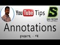 How to Create YouTube Video Annotations &amp; Cards .(Malayalam ) YuoTube Part - 4