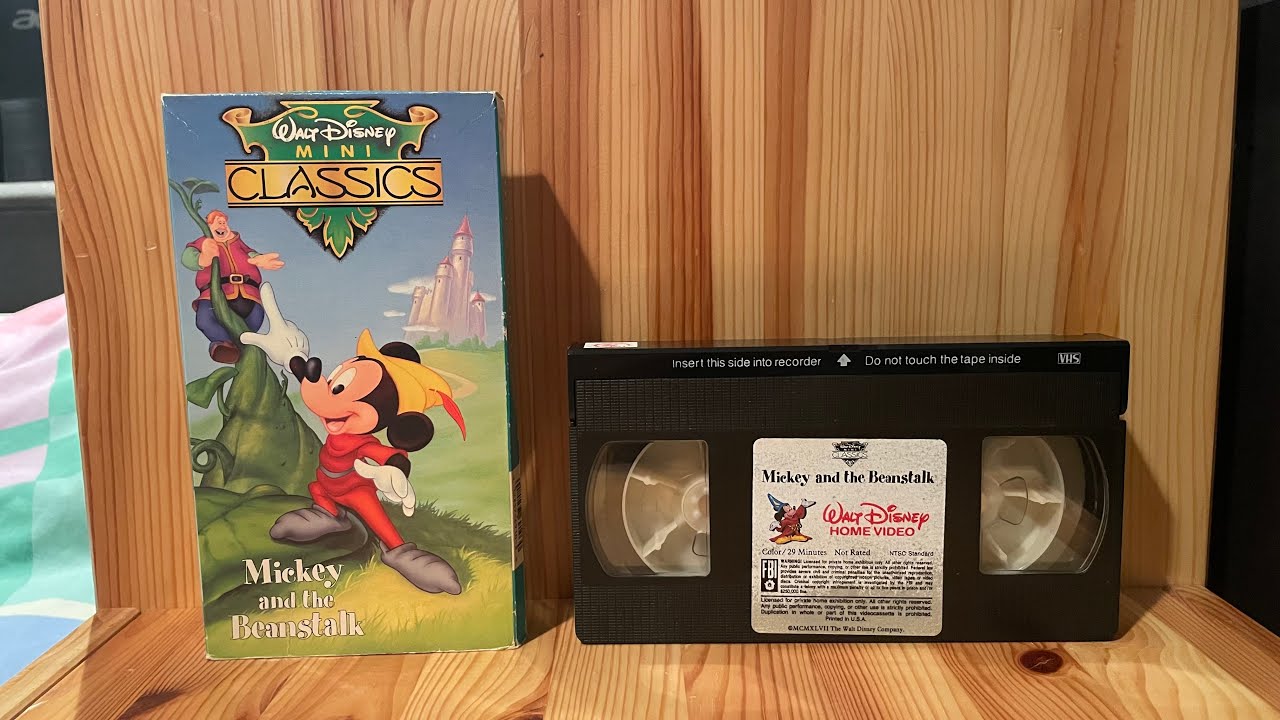 Closing to Mickey and the Beanstalk (Canadian Copy) 1988 VHS - YouTube