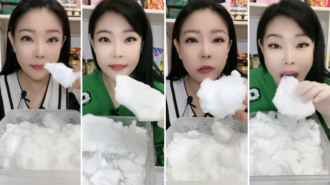 ONLY BITES / FREEZER FROST EATING / WHITE ICE EATING / ASMR / SOLO BY ICE QUEEN❄️