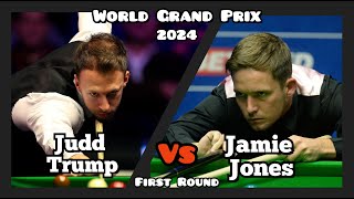 Judd Trump vs Jamie Jones - World Grand Prix Snooker 2024 - First Round Live (Full Match)