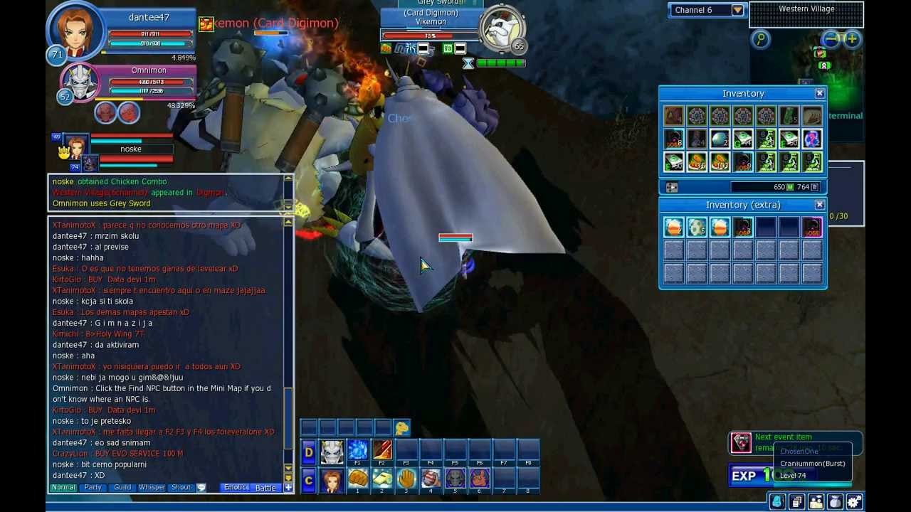 Omnimon vs MC6 (Monster Card Lv6)