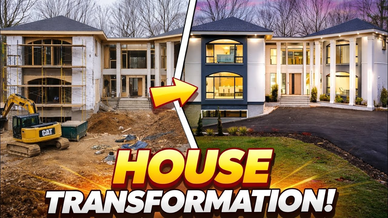 Before vs After House Transformation | Dream Home Built From Scratch ✨