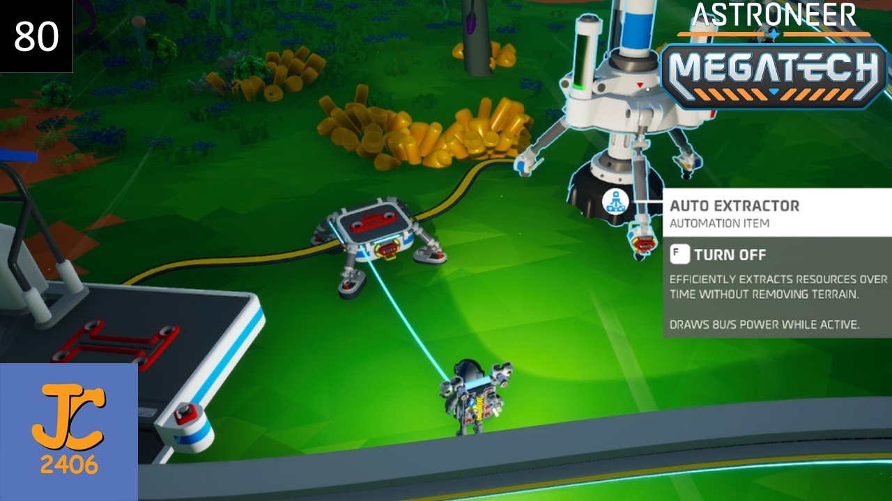 Basic Auto Extractor Setup – Astroneer Megatech Part 80 - YouTube