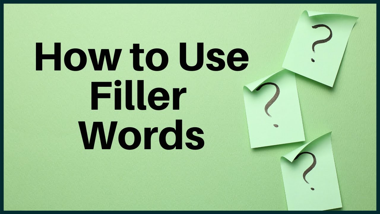 what are filler words in essays