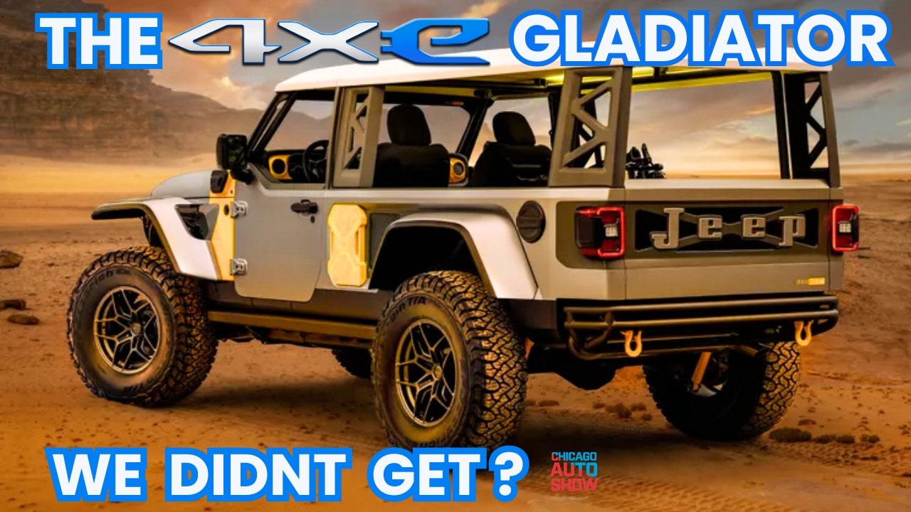 Jeep Gladiator, максимально приближенный к версии 4xe | Концептуальный Jeep Bug Out с Чикагского ...
