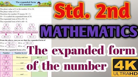The expanded form of the number | class 2nd | Mathematics #Empoweringeducation