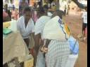Ghana, Pokuase: Bednet distributions