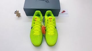 Nike Kobe 6 Protro Grinch Review