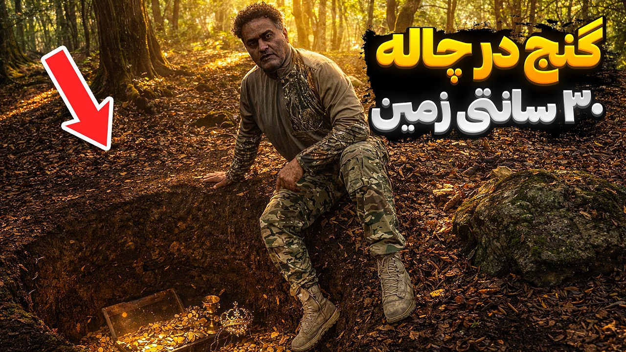 ایا در 30 سانتی زمین گنج وجود داره؟ بررسی عملی در محیط جنگل❌