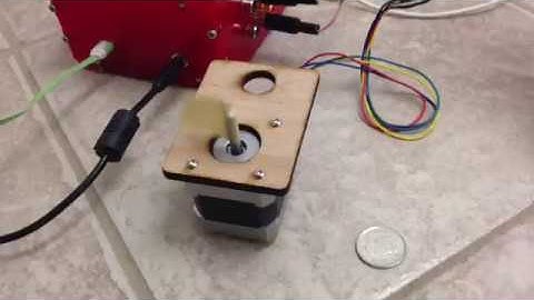 MIDI controlled nearly silent stepper motor