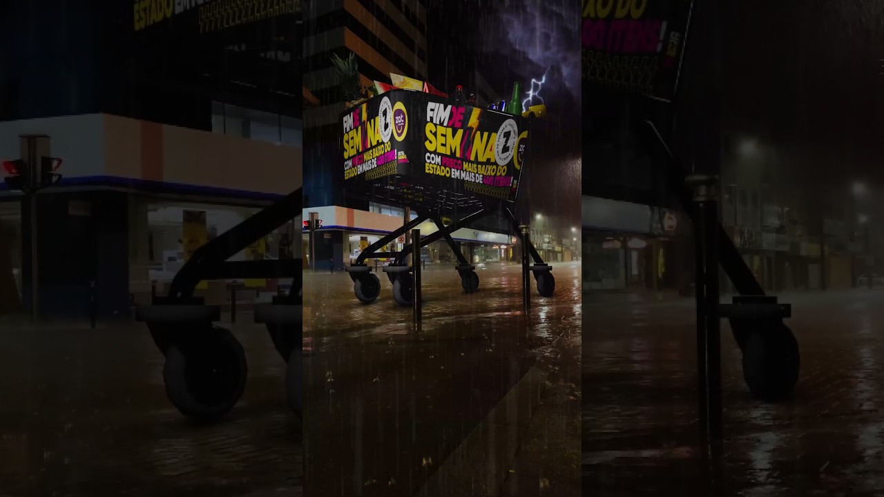 Giant supermarket cart - Short marketing video