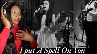 First time Reacting to Angelina Jordan - I Put A Spell On You